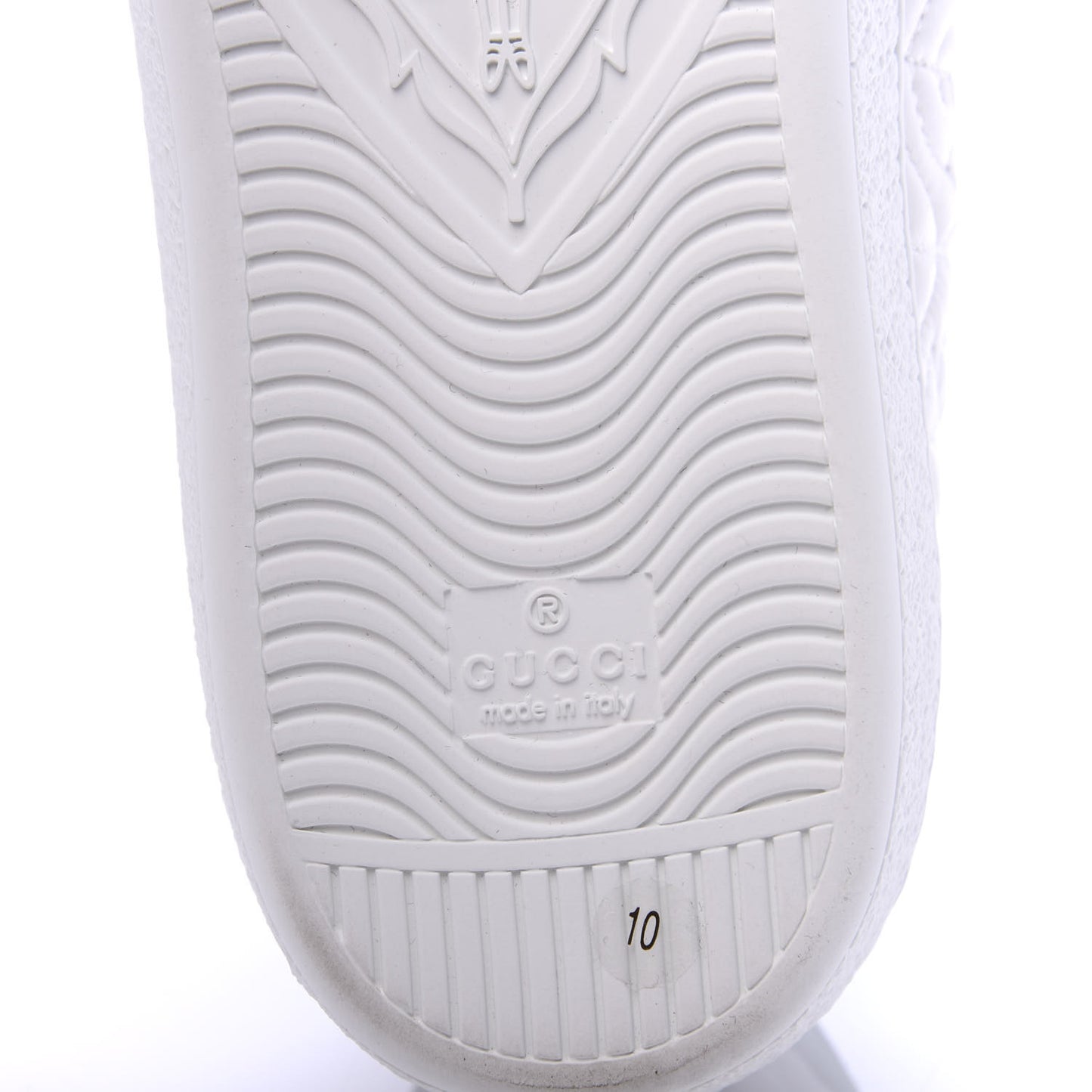 Nappa G Rhombus Mens Ace Sneakers 10 Great White Green