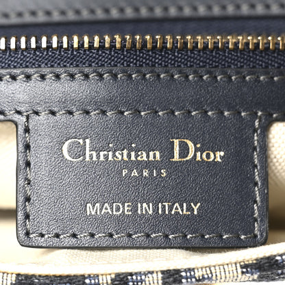 Christian Dior Oblique Saddle Bag Blue 6 of 12