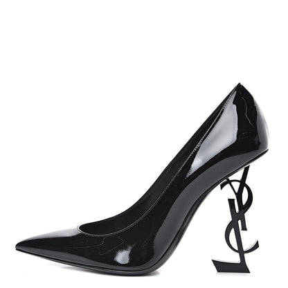 Saint Laurent Patent Opyum 110 Pumps 38.5 Black 1 of 9