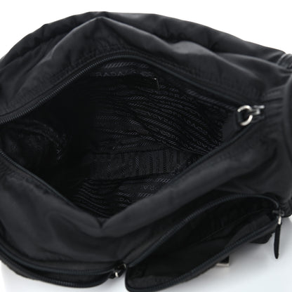 Prada Nylon Vela Messenger Bag Black 4 of 9