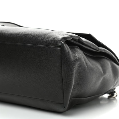 Givenchy Waxy Grained Calfskin Medium Pandora Pure Flap Bag Black 6 of 9
