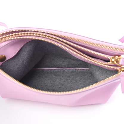 Celine Lambskin Large Trio Crossbody Bag Pink 7 of 9