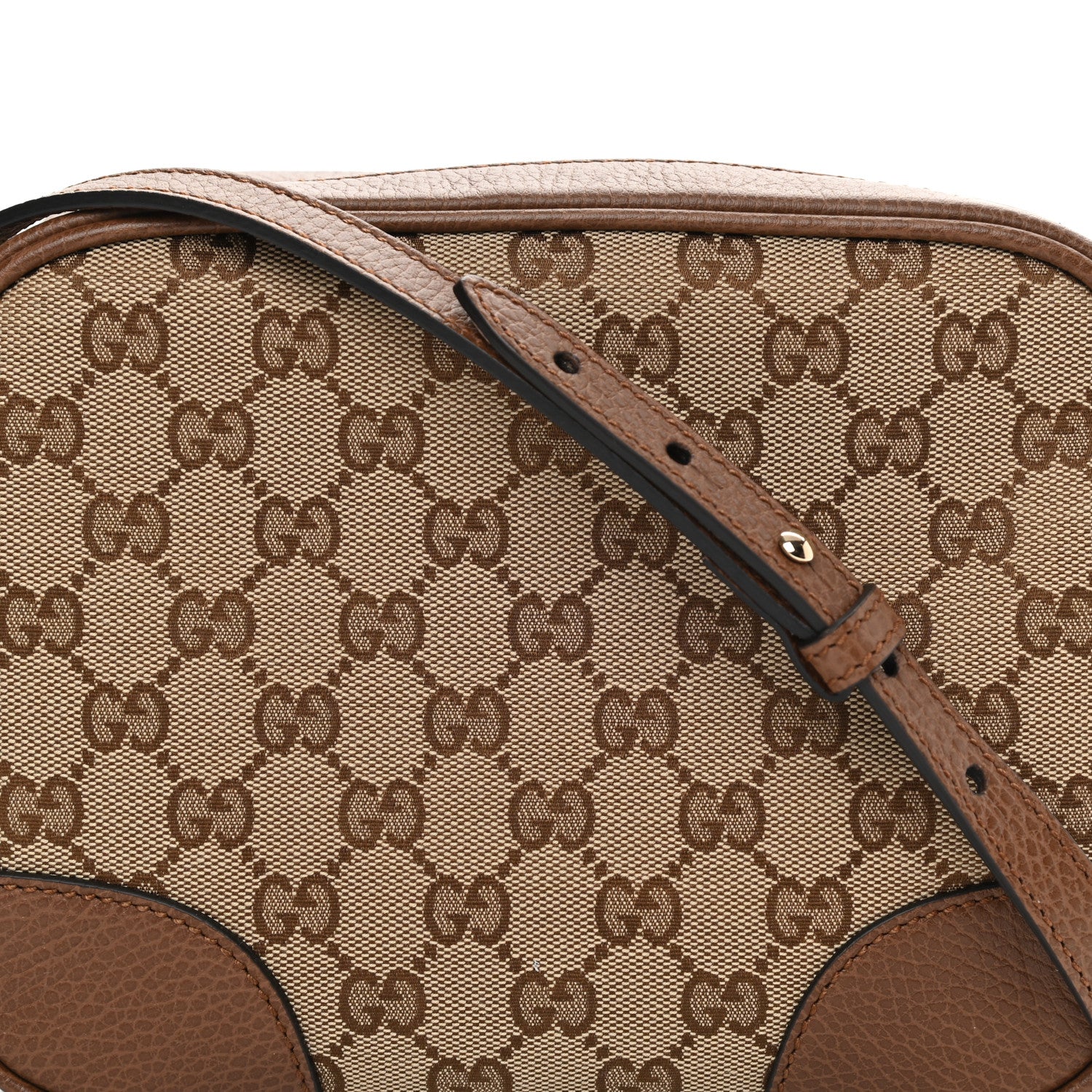 Gucci Monogram Mini Bree Messenger Bag Beige Tabacco 8 of 10