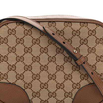 Gucci Monogram Mini Bree Messenger Bag Beige Tabacco 8 of 10
