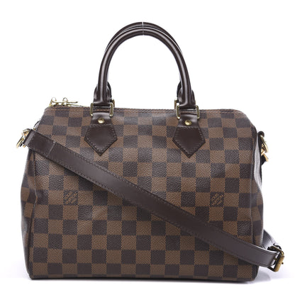 Louis Vuitton Damier Ebene Speedy Bandouliere 25 1 of 8