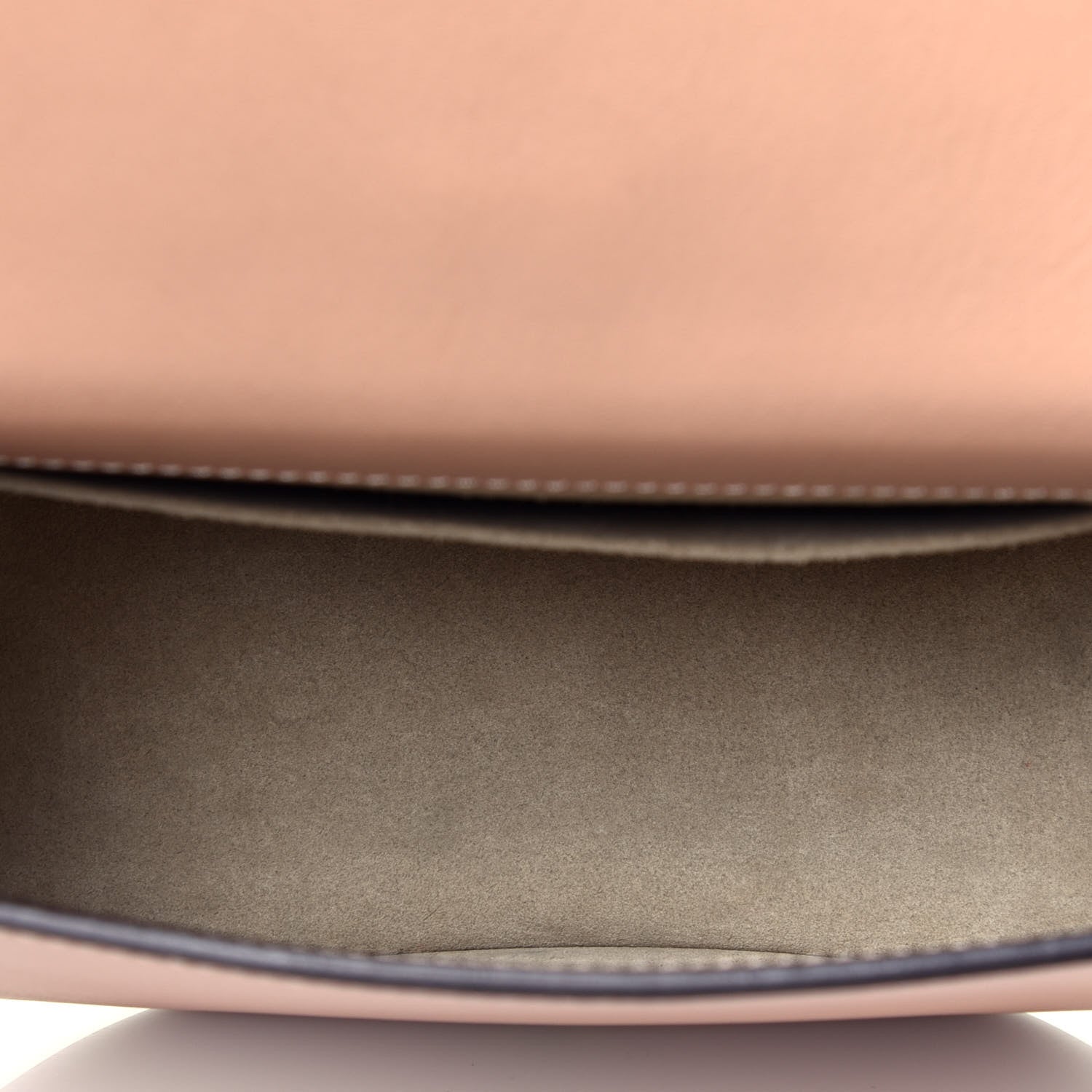 Chloe Calfskin Suede Medium Nile Bracelet Bag Biscotti Beige 5 of 9