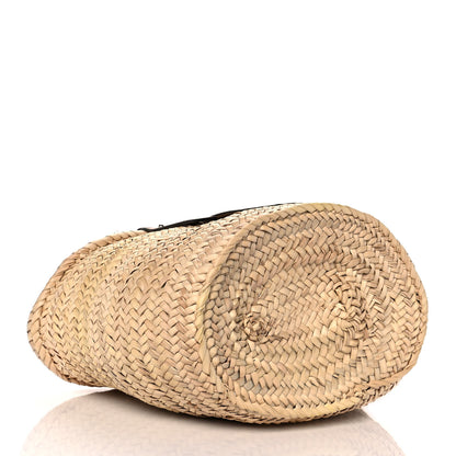 Loewe Raffia Basket Tote Bag Natural Tan 4 of 9