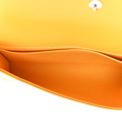 Goyard Goyardine Monte Carlo Bois Clutch With Strap Yellow 5 of 12