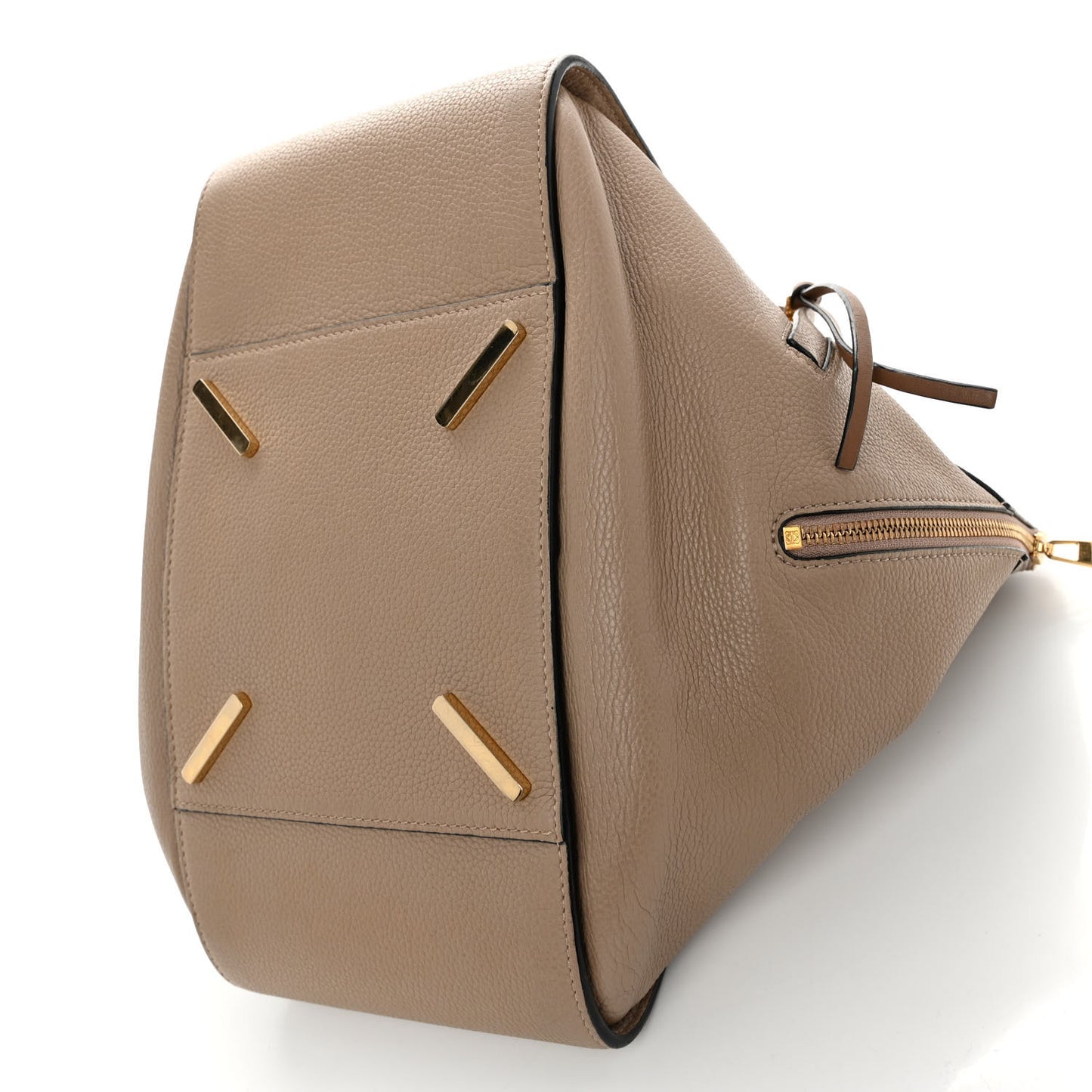 Calfskin Medium Hammock Shoulder Bag Sand Mink