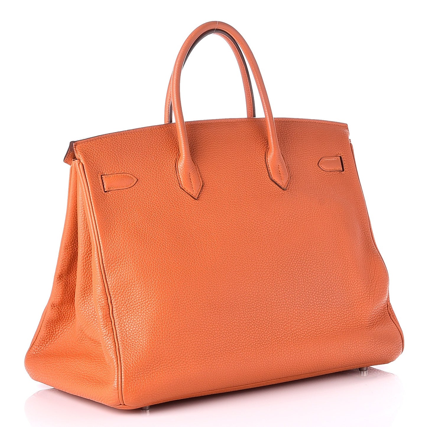 Taurillon Clemence Birkin 40 Orange