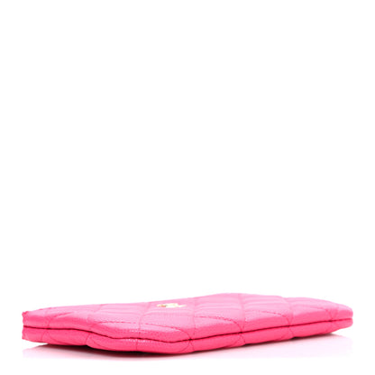 Chanel Caviar Quilted Small Cosmetic Case Pink 4 of 7