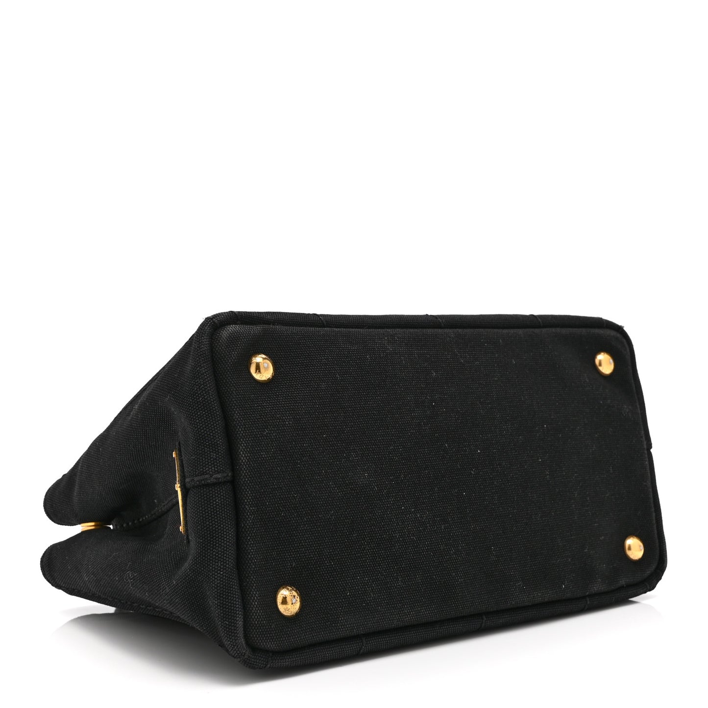 Canapa Small Logo Tote Black Talco