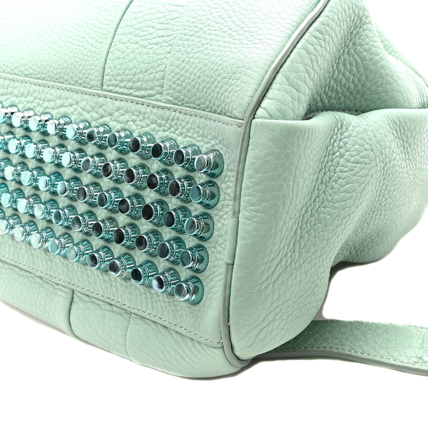 Pebbled Lambskin Rocco Peppermint