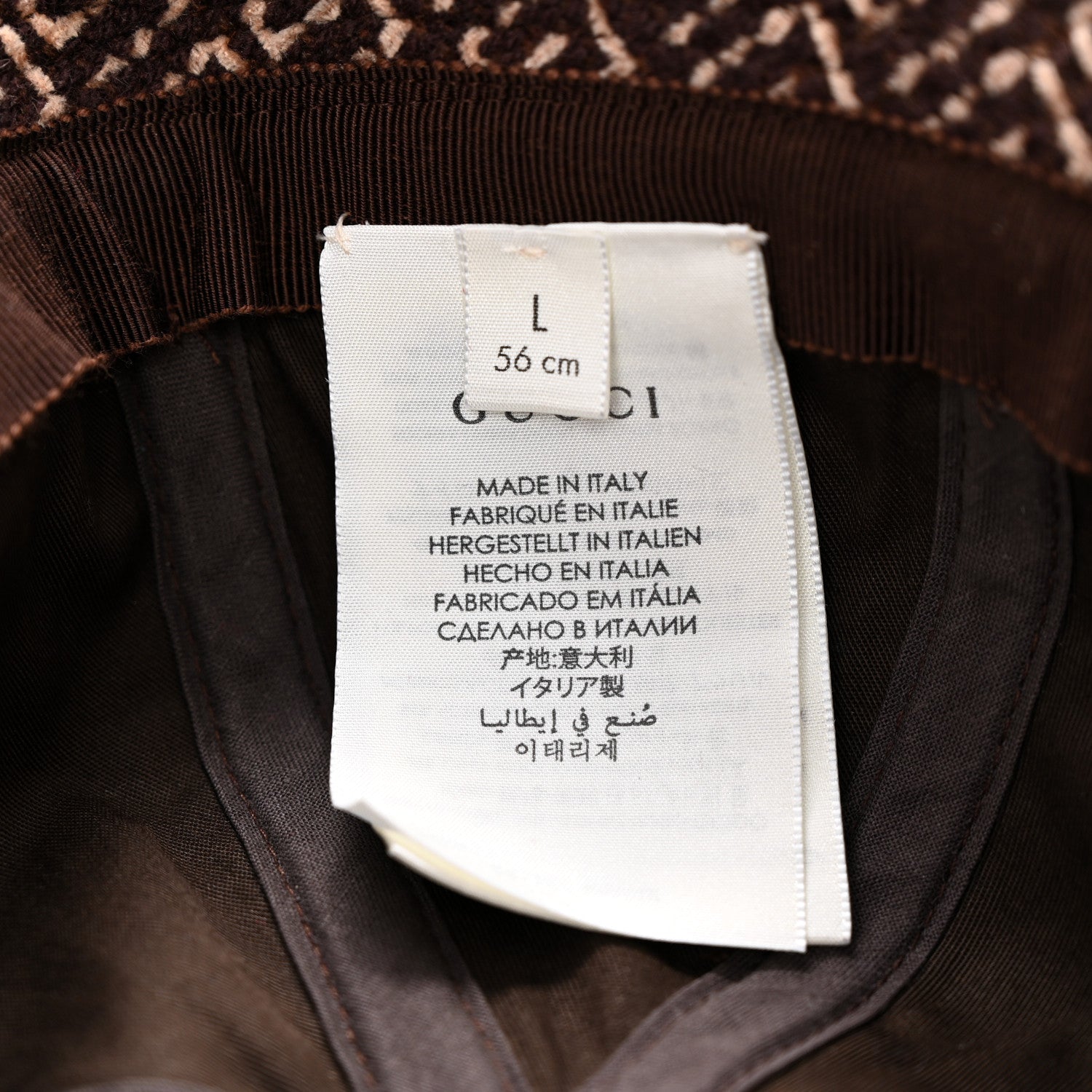 Gucci GG Bucket Hat L 56 8 of 8