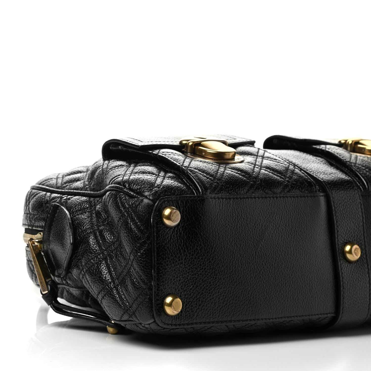 Marc Jacobs Calfskin Quilted Venetia Satchel Black 8 of 9