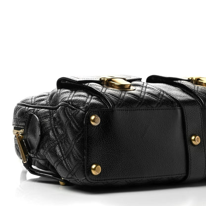 Marc Jacobs Calfskin Quilted Venetia Satchel Black 8 of 9