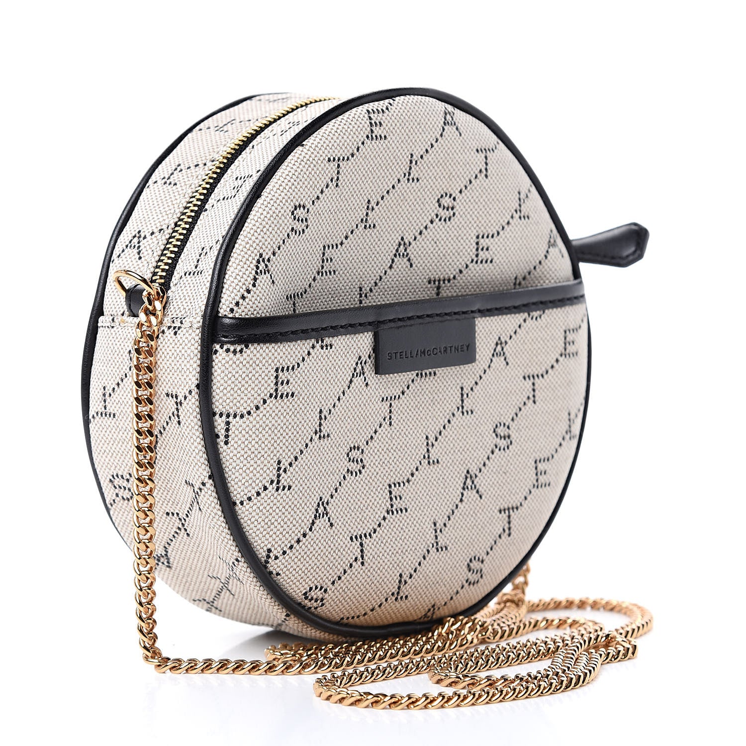 Stella McCartney Canvas Monogram Mini Dragonfly Round Crossbody Bag 3 of 10