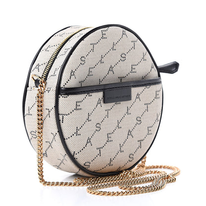 Stella McCartney Canvas Monogram Mini Dragonfly Round Crossbody Bag 3 of 10