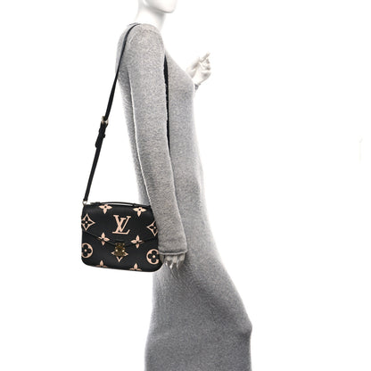Louis Vuitton Empreinte Monogram Giant Pochette Metis Black Beige 2 of 9