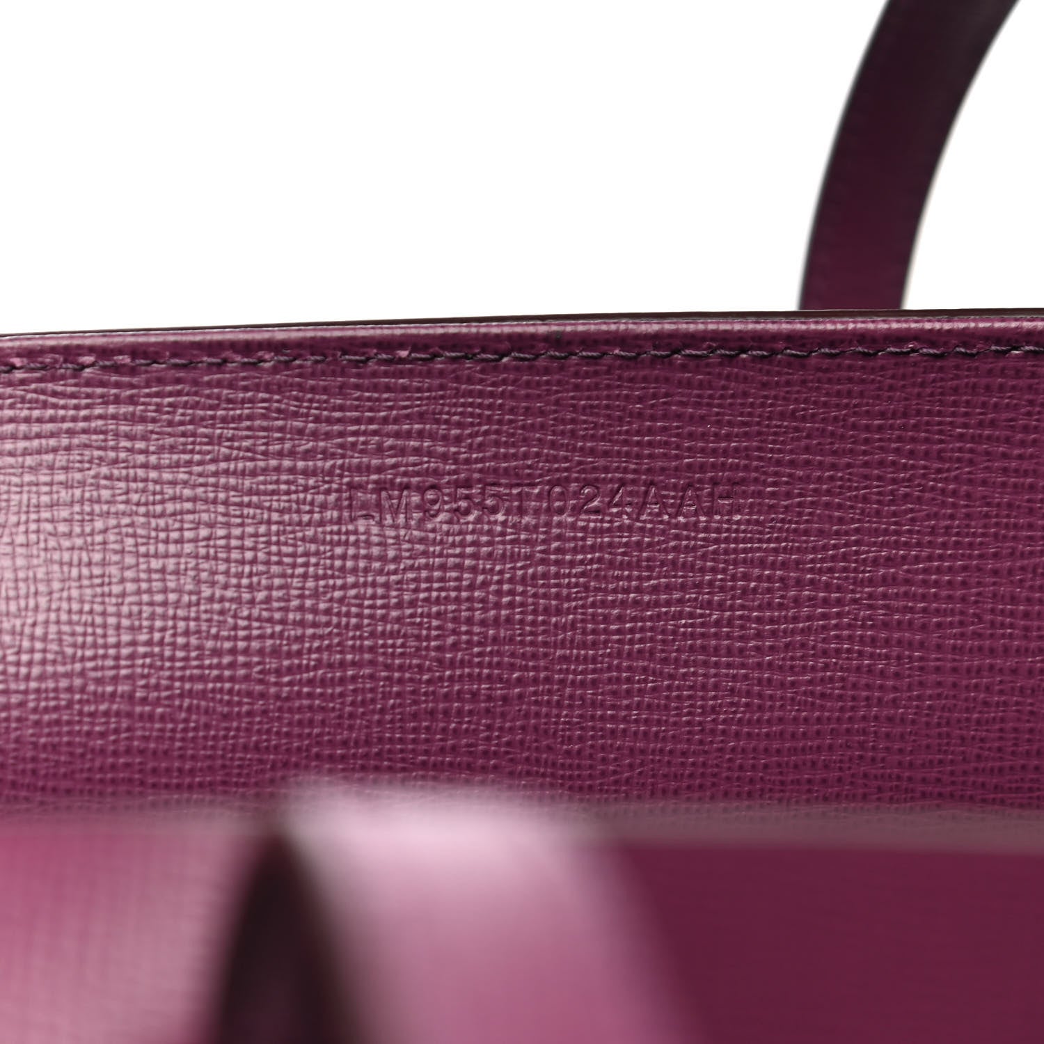 Tom Ford Grained Calfskin Small T Tote Bordeaux 8 of 12