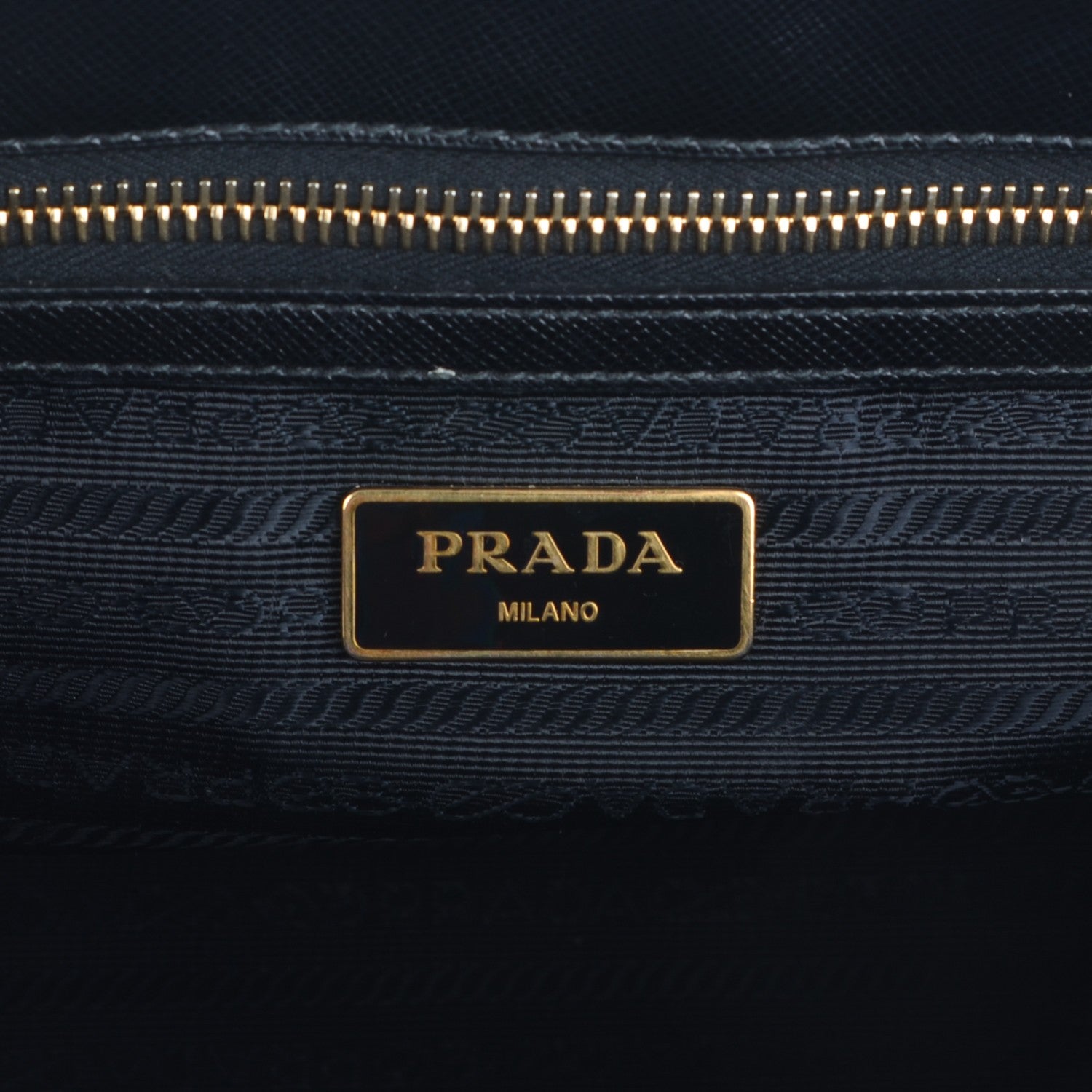 Prada Saffiano Medium Galleria Double Zip Tote Black 6 of 7