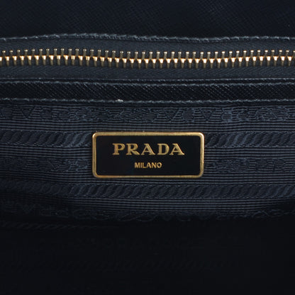 Prada Saffiano Medium Galleria Double Zip Tote Black 6 of 7