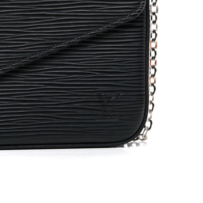 Louis Vuitton Epi Pochette Felicie Black 8 of 12