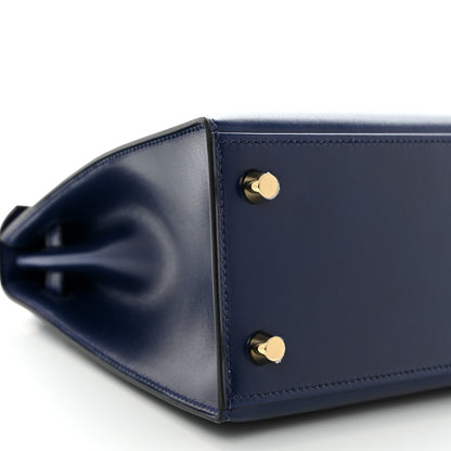 Hermes Box Kelly Sellier 25 Bleu Saphir 9 of 11