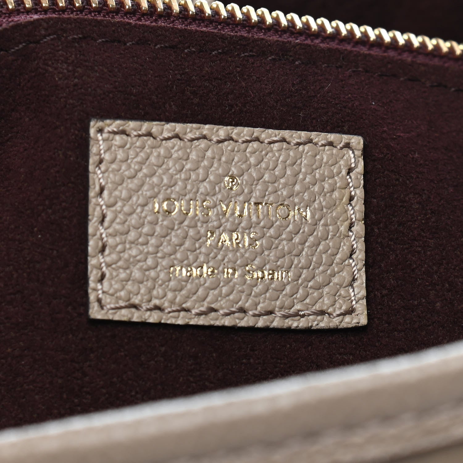 Louis Vuitton Empreinte Monogram Giant Neverfull MM Tourterelle 6 of 9