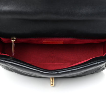 Chanel Lambskin Quilted Medium Chanel 19 Flap Black 5 of 13