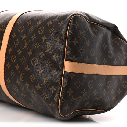 Louis Vuitton Monogram Keepall Bandouliere 55 9 of 13