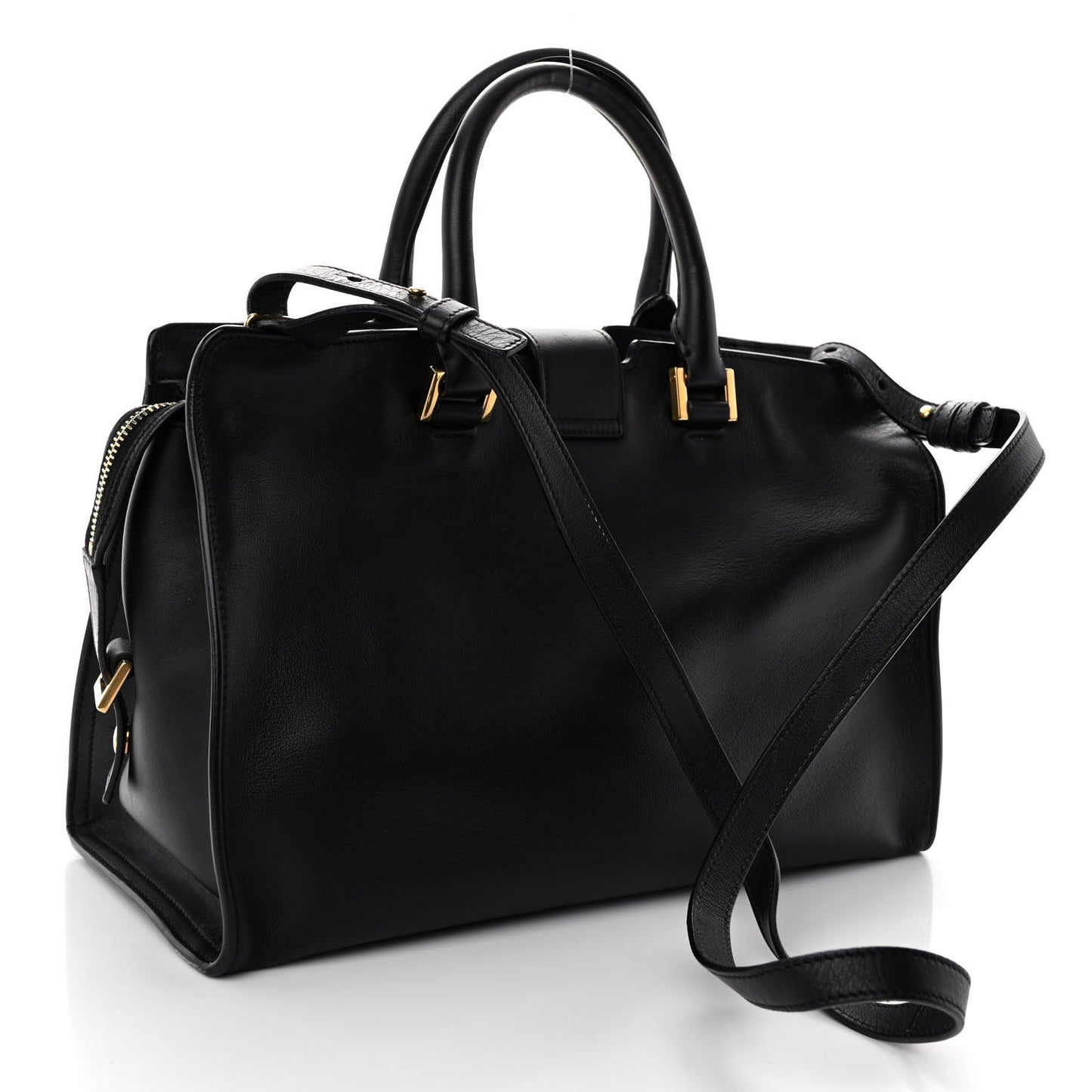 Calfskin Small Classic Y Cabas Black