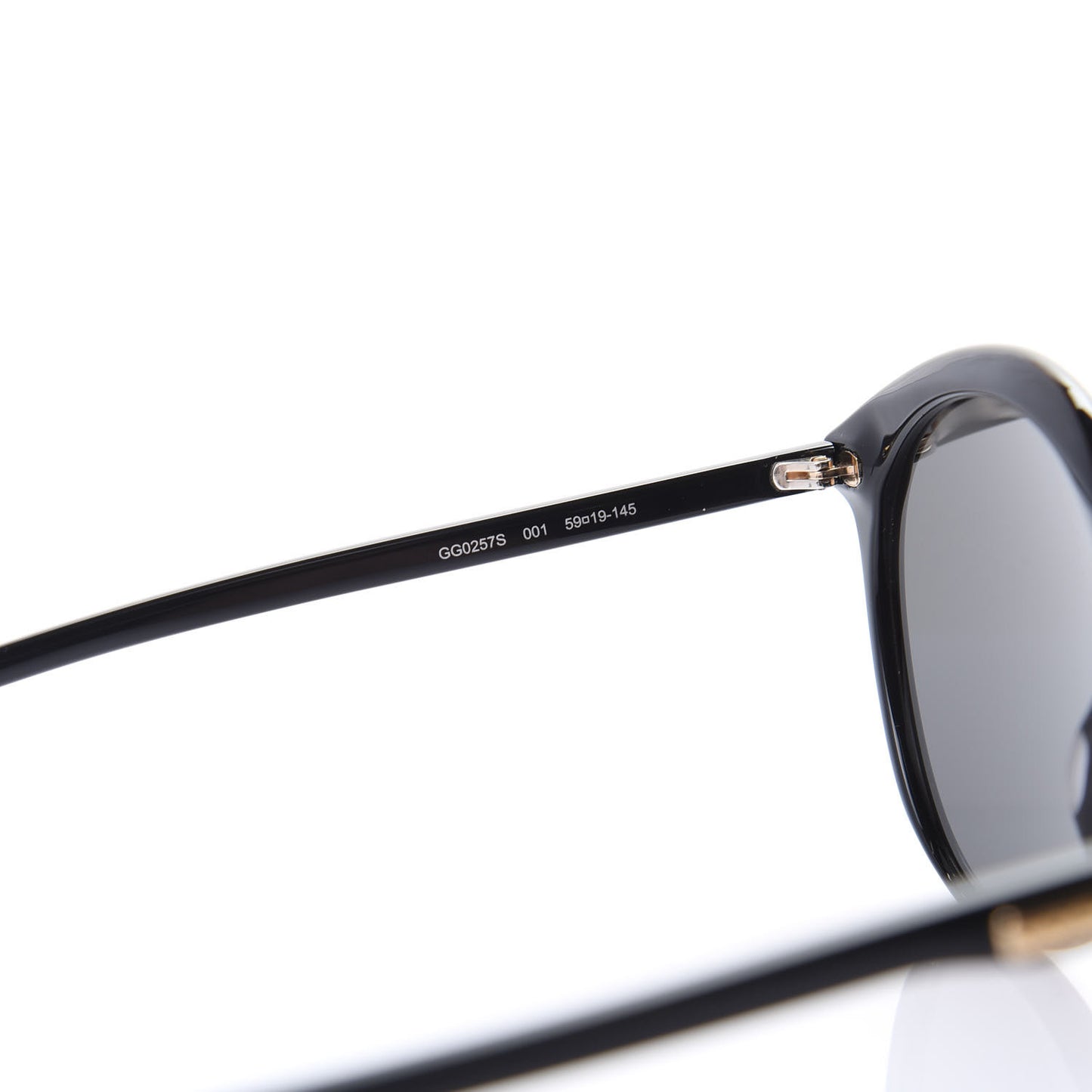 Acetate GG Sunglasses GG0257S Black
