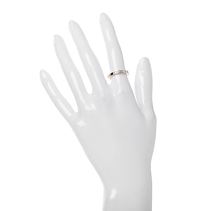 Cartier 18K Pink Gold Diamond Maillon Panthere Wedding Band Ring 50 5.25 2 of 5