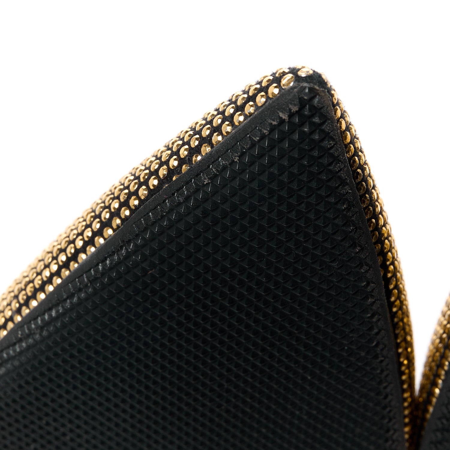 Christian Dior Suede Studded D-Choc 90mm Pumps 42 Black Gold 9 of 11