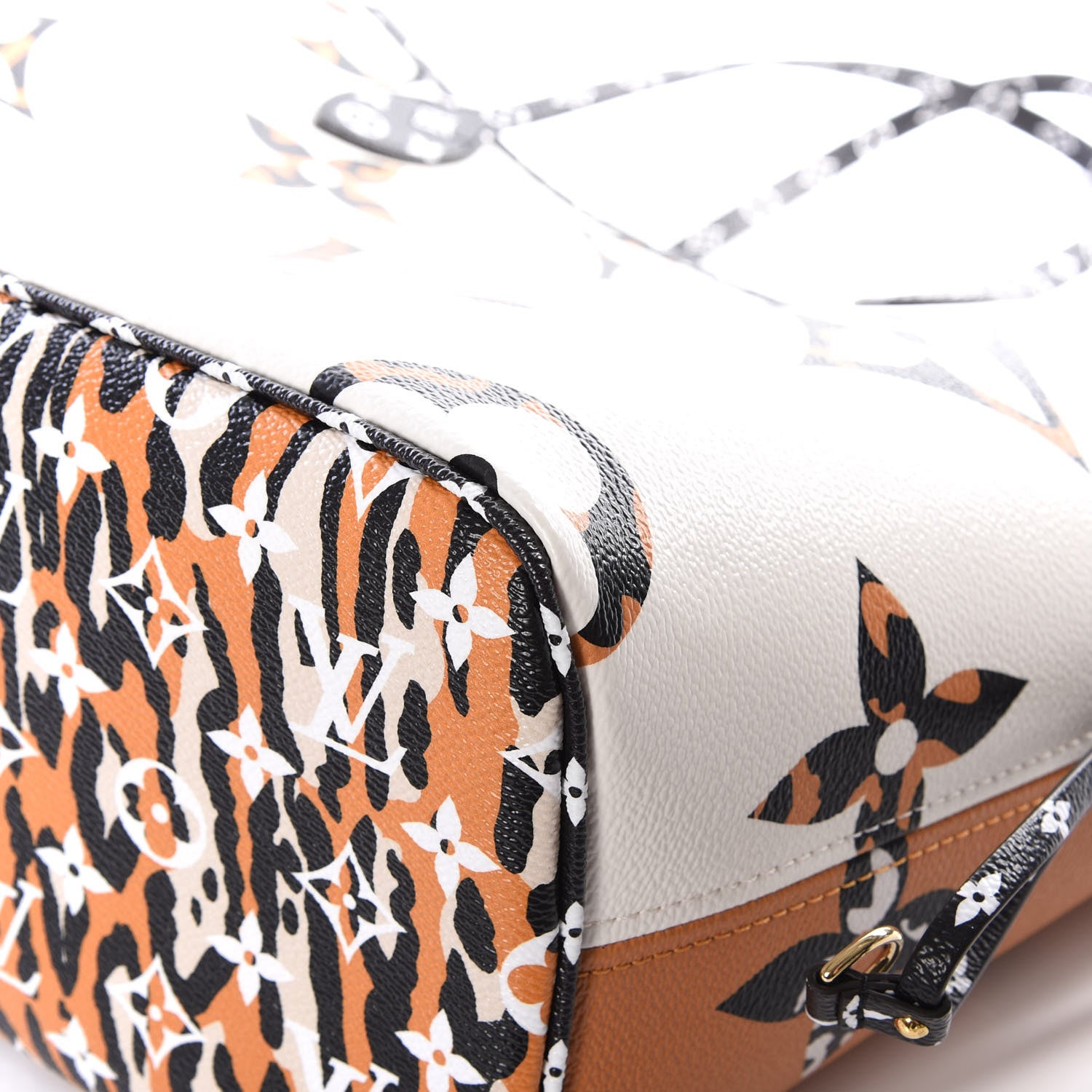 Louis Vuitton Monogram Giant Jungle Neverfull MM Ivory 6 of 13