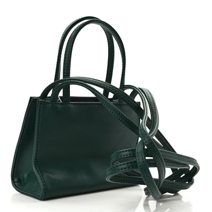 Telfar Vegan Leather Small Shopping Bag Dark Olive 3 of 10