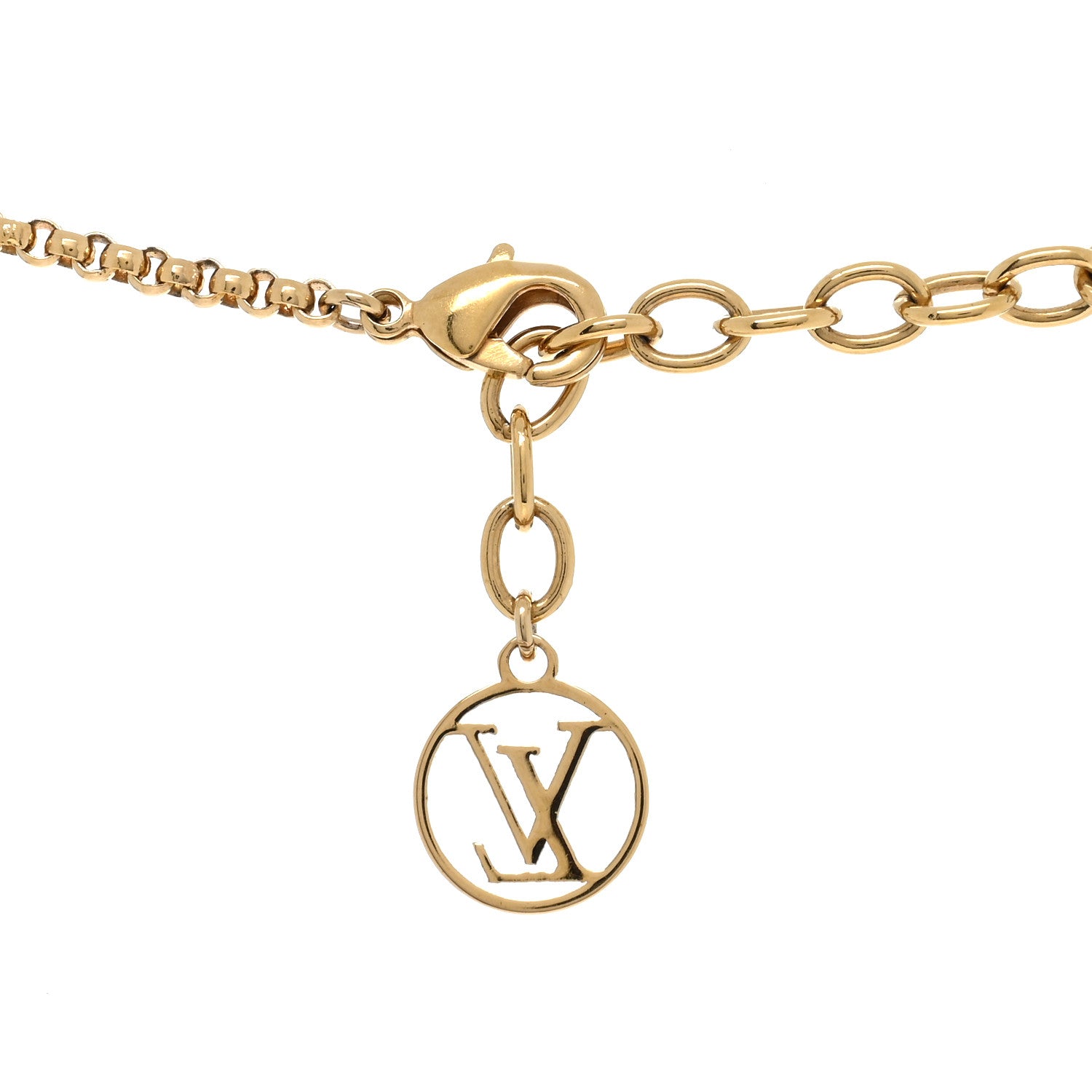 Louis Vuitton Metal Crystal Louise By Night Necklace 4 of 5