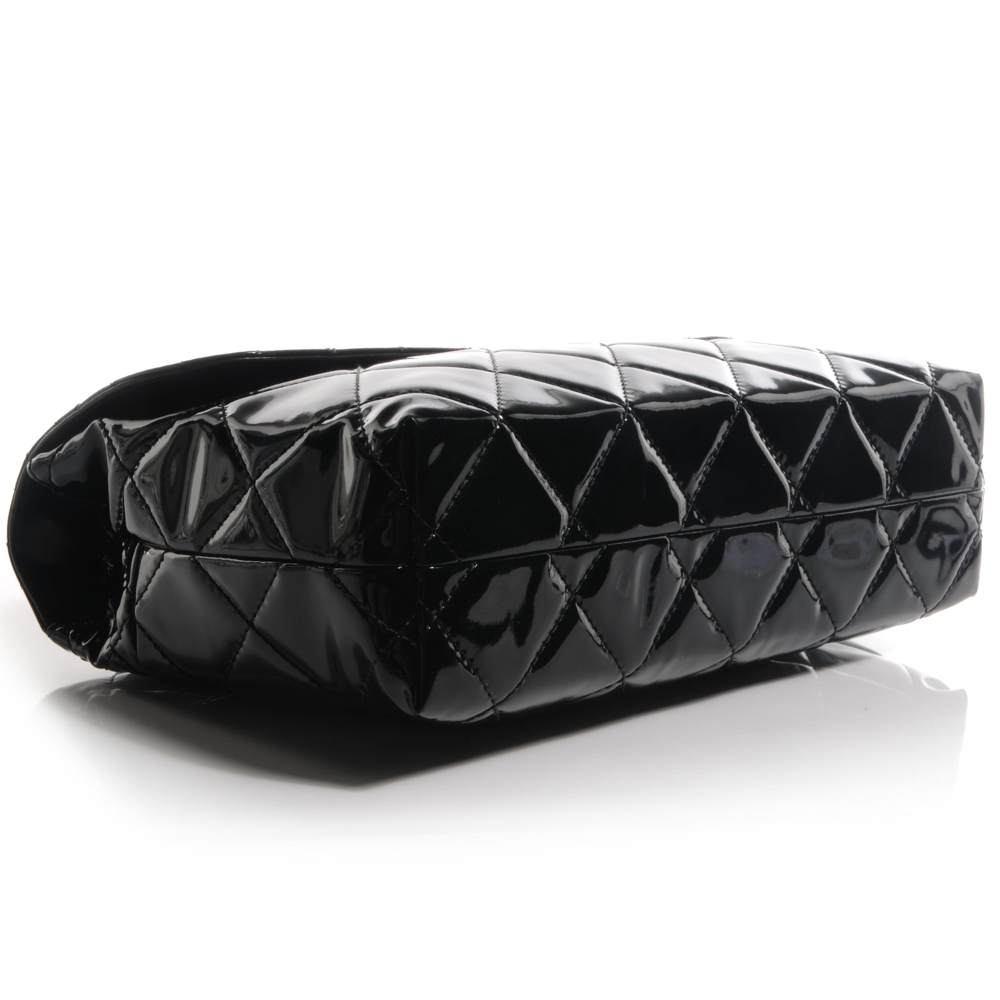Chanel Vinyl Quilted In the Business Flap Bag Black 4 of 9