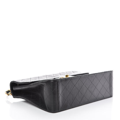 Chanel Lambskin Quilted XL Jumbo Single Flap Black 4 of 19