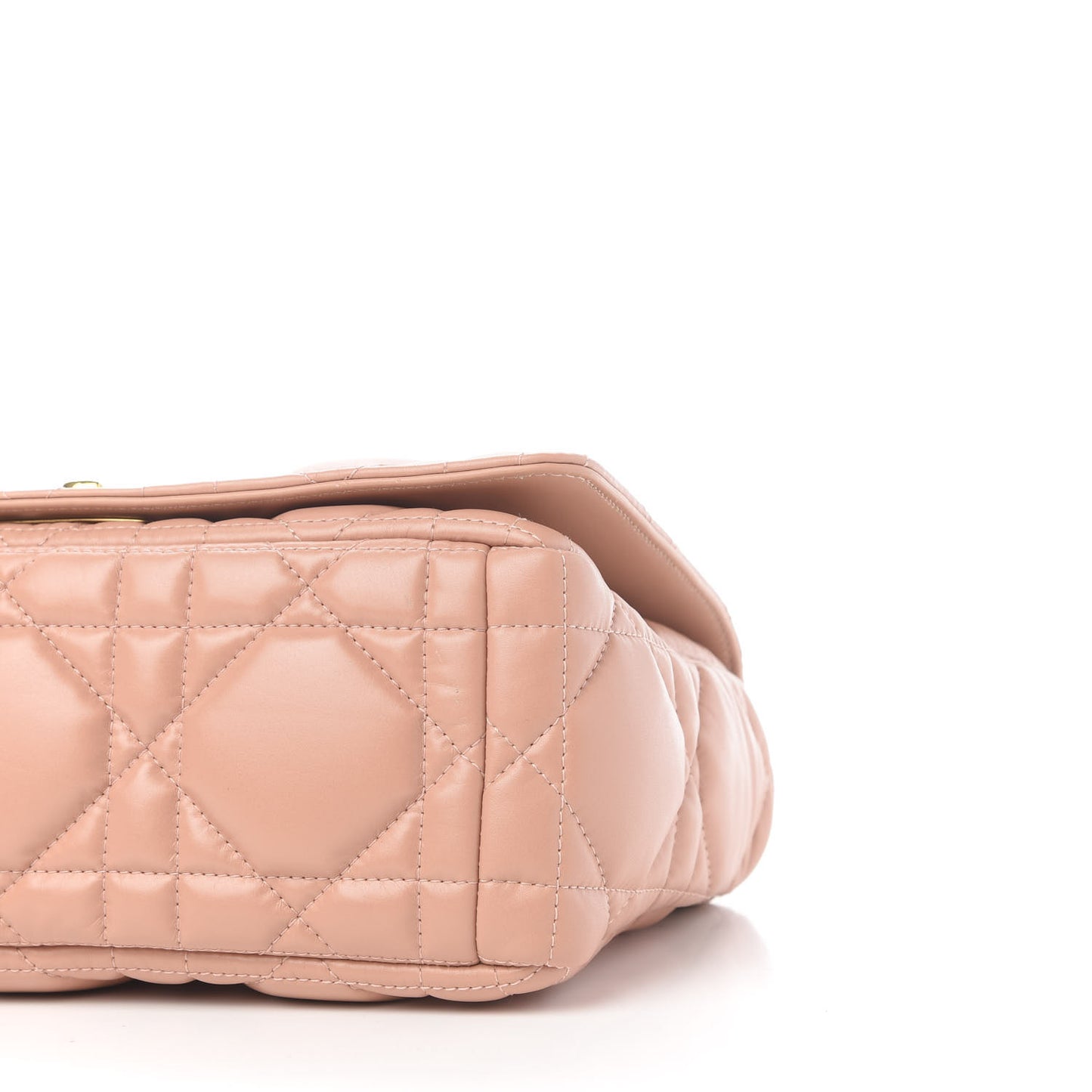 Calfskin Macrocannage Medium Caro Bag Rose De Vents