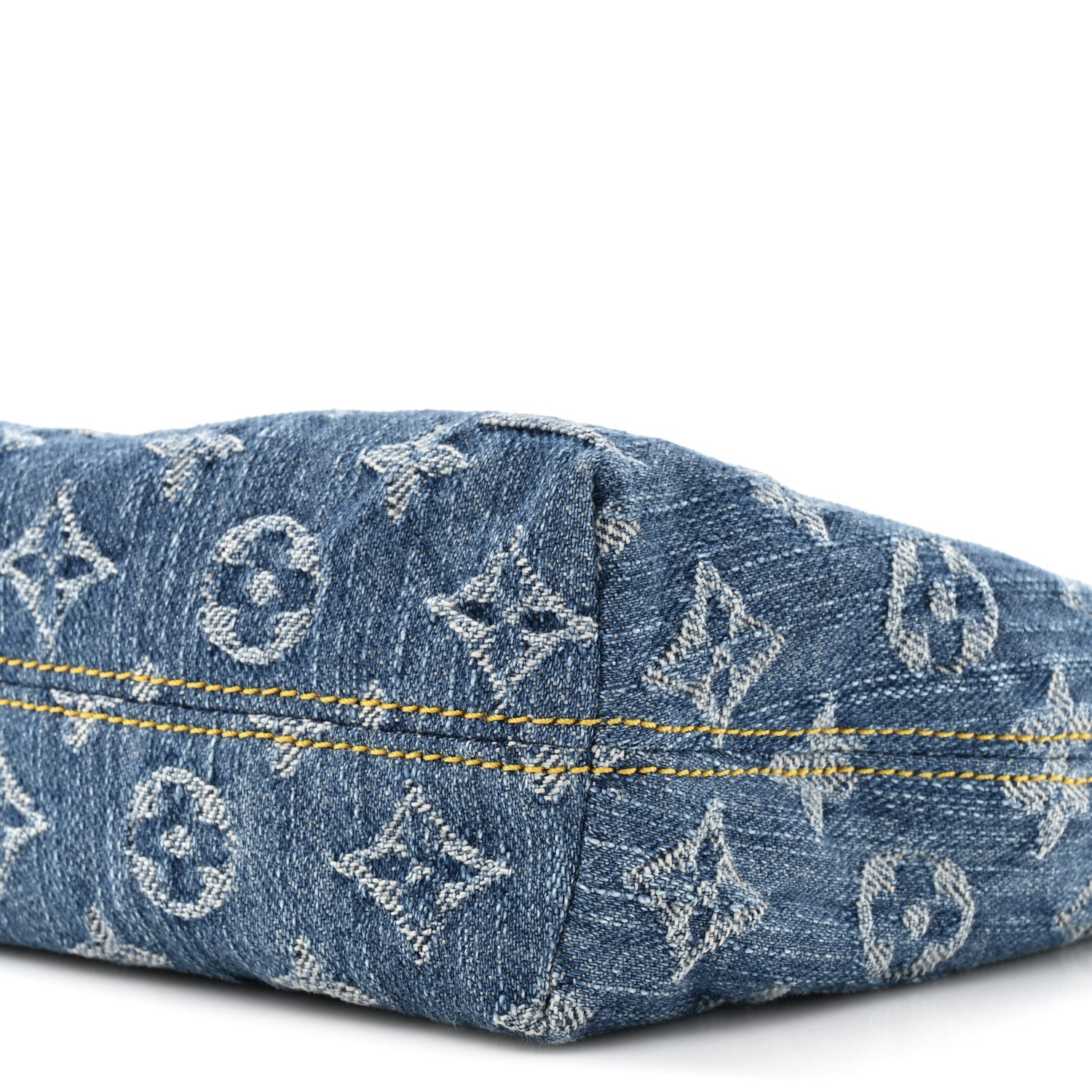 Louis Vuitton Monogram Denim Hills Pochette Blue 8 of 9