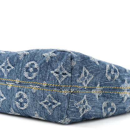 Louis Vuitton Monogram Denim Hills Pochette Blue 8 of 9
