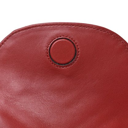 Gucci Calfskin Matelasse GG Marmont Flap Backpack Hibiscus Red 11 of 11