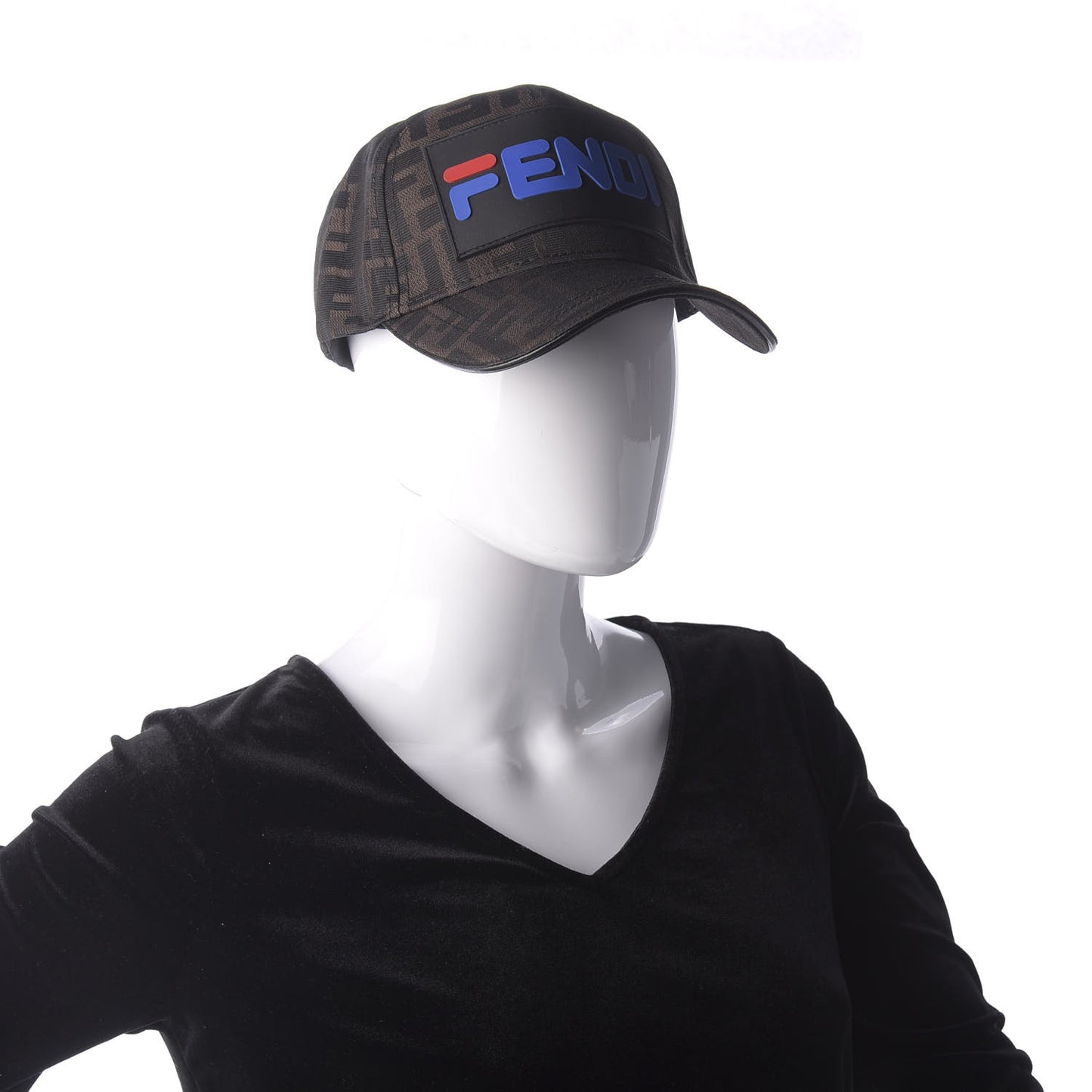 X FILA Cotton FF Mania Hat Tobacco Moro