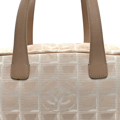 Chanel Nylon Travel Bowler Beige 8 of 10