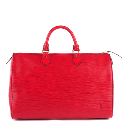 Louis Vuitton Epi Speedy 35 Rouge 1 of 7