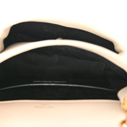 Saint Laurent Lambskin Matelasse Monogram Baby Niki Chain Satchel Ivory 5 of 12