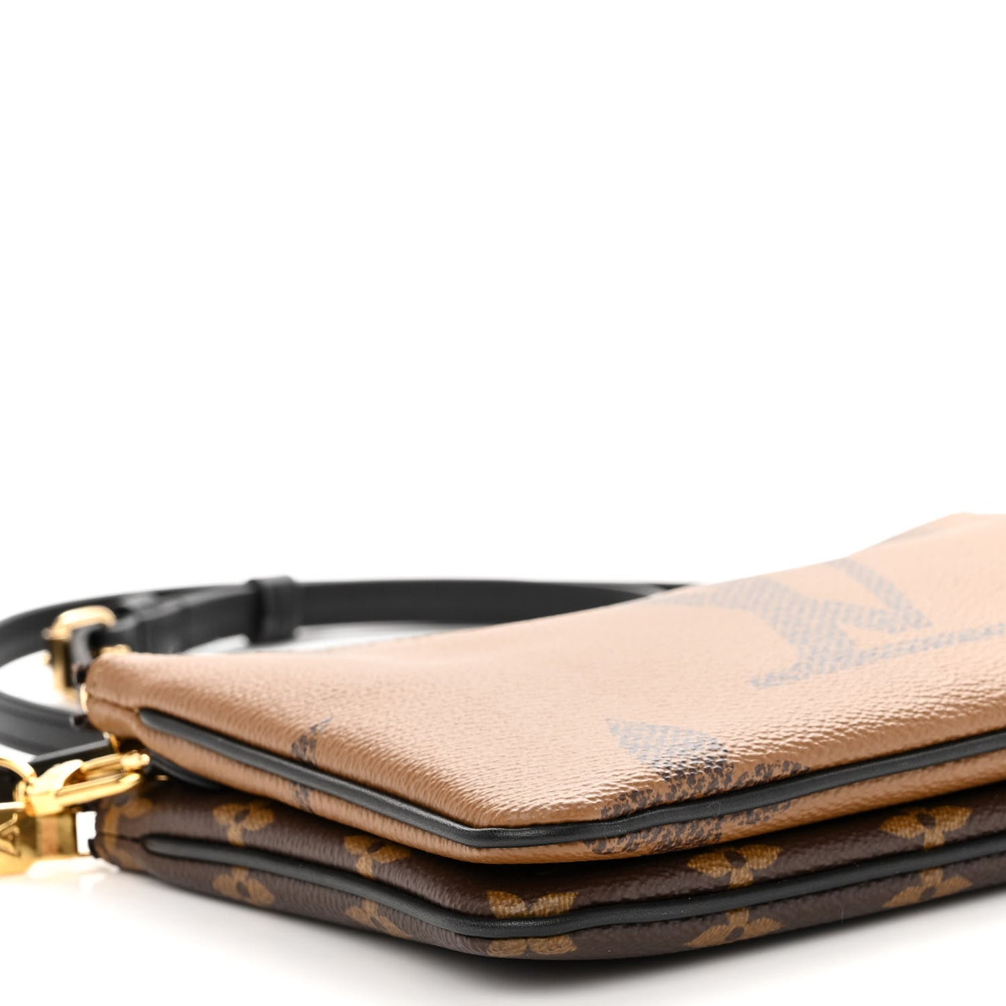 Reverse Monogram Giant Double Zip Pochette