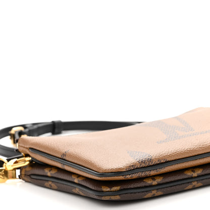 Louis Vuitton Reverse Monogram Giant Double Zip Pochette 9 of 10